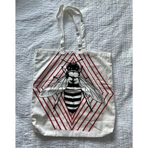 Ikea Bee Tote - Anvandbar -100% Cotton